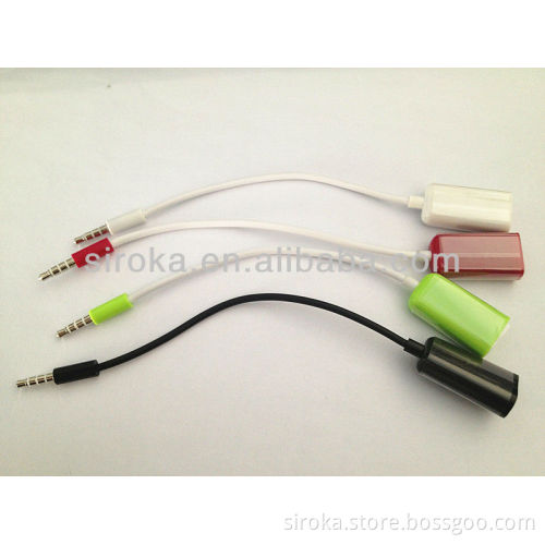 New 3.5mm Stereo Audio Splitter Earphone Splitter for iphone & ipod